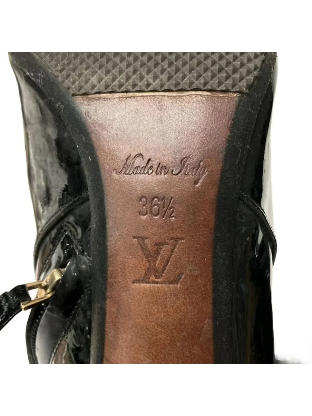 Louis Vuitton Short Boots 36.5 Black Leather - Picture 7 of 8
